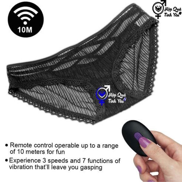  Quần lót chip rung massage bím điều khiển từ xa bằng remote 