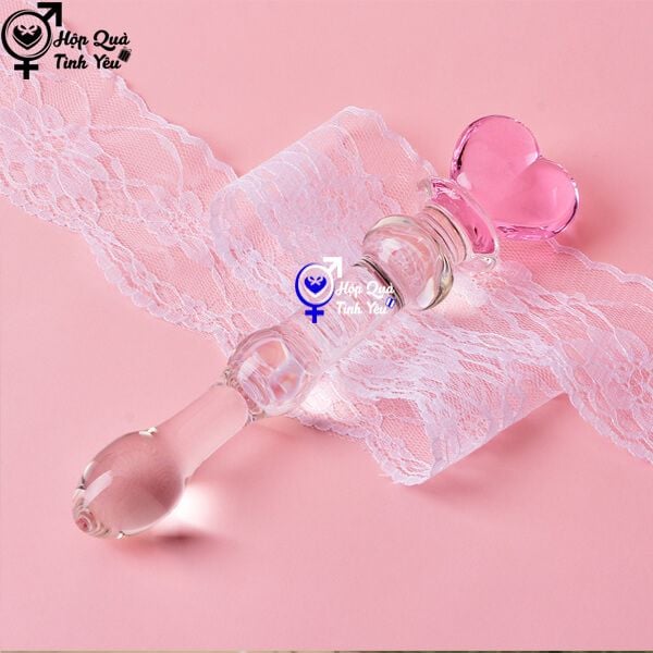  Sextoy 1 đầu trong suốt thủ dâm cho hậu môn và âm đạo k3 