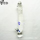  Sextoy 1 đầu trong suốt thủ dâm cho hậu môn và âm đạo k5 