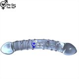  Sextoy 2 đầu trong suốt thủ dâm cho hậu môn và âm đạo k1 