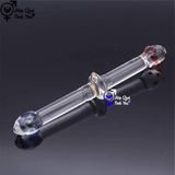  Sextoy 2 đầu trong suốt thủ dâm cho hậu môn và âm đạo k2 