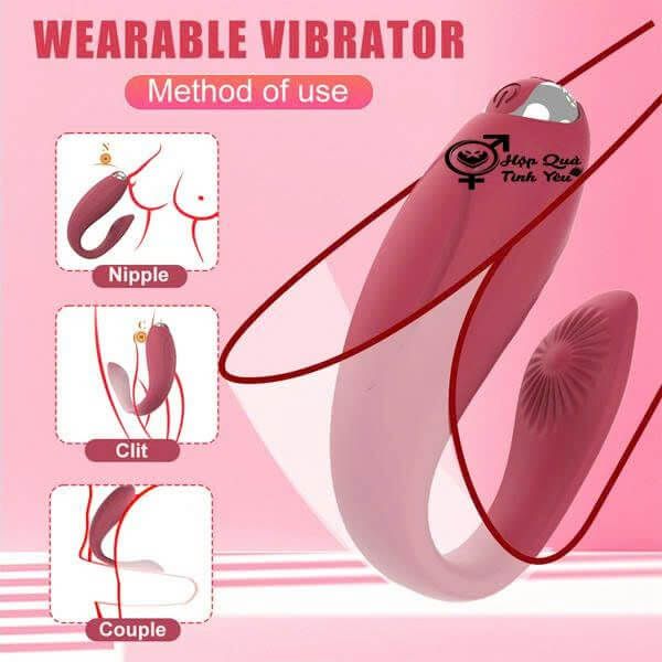  Sextoy chip rung quần lót 2 đầu 10 chế độ kích thích cực mạnh h1 