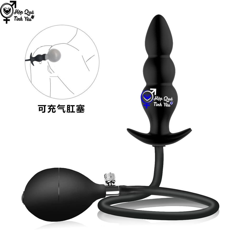  Sextoy rung hậu môn bơm hơi 3 khấc giá rẻ 