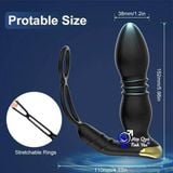  Sextoy rung thụt hậu môn và âm đạo điều khiển từ xa bằng app 