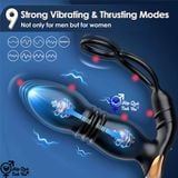  Sextoy rung thụt hậu môn và âm đạo điều khiển từ xa bằng app 