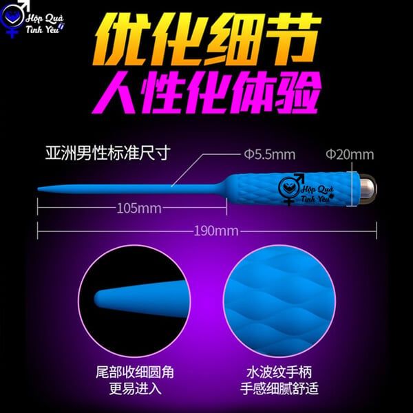  Sextoy thanh rung kích niệu đạo thủ dâm cho nam 