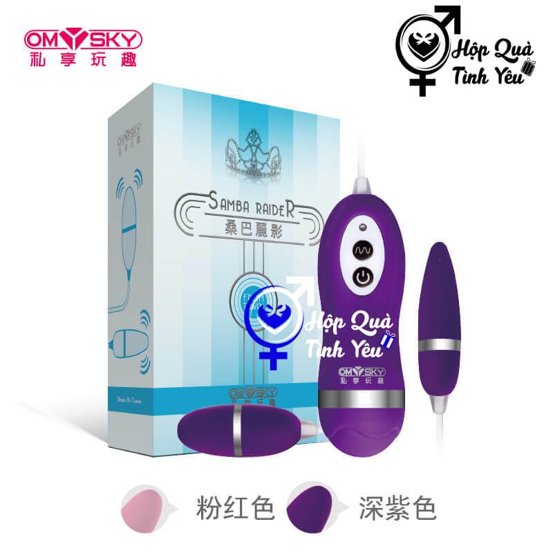  Trứng rung 2 đầu có dây 12 chế độ rung cực mạnh 