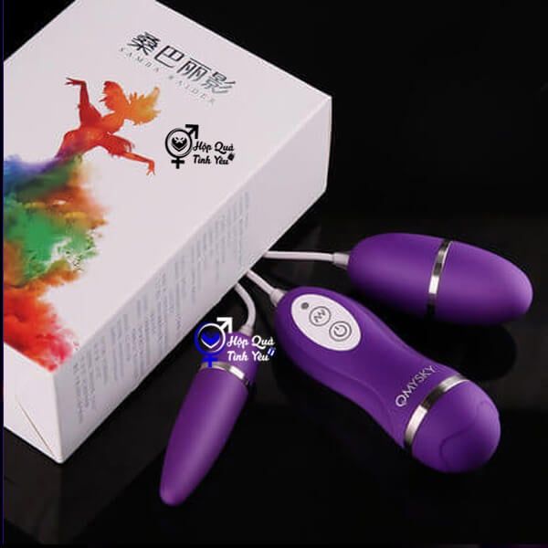  Trứng rung 2 đầu có dây 12 chế độ rung cực mạnh 