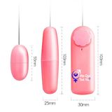  Trứng rung mạnh 2 đầu mini màu hồng dùng pin giá rẻ 