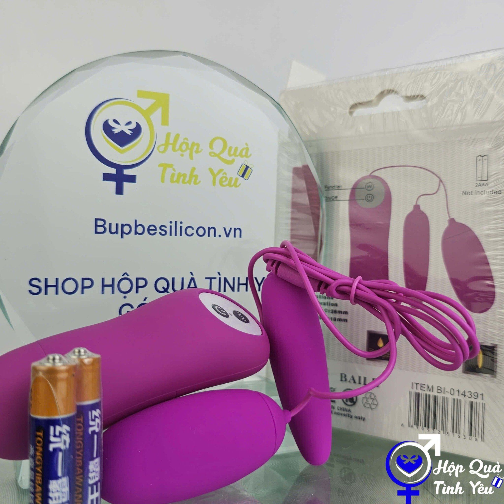  Trứng rung tình yêu Pretty Love 2 đầu chính hãng 12 chế độ 