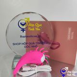  Vòng đeo dương vật massage kết hợp lưỡi liếm G-spot rung 10 chế độ 