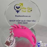  Vòng đeo dương vật massage kết hợp lưỡi liếm G-spot rung 10 chế độ 