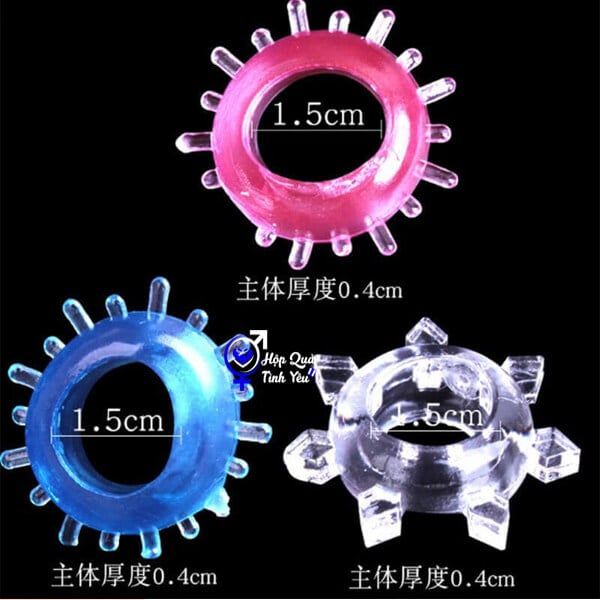  Vòng đeo dương vật silicon co giãn gai mềm giá rẻ 