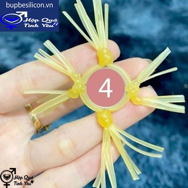  Vòng đeo râu rồng có bi silicon chống xuất tinh sớm mẫu 4 