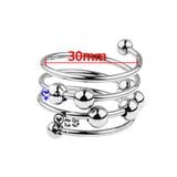  Vòng inox có bi đeo dương vật kích thích điểm G cho nữ 