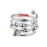  Vòng inox có bi đeo dương vật kích thích điểm G cho nữ 