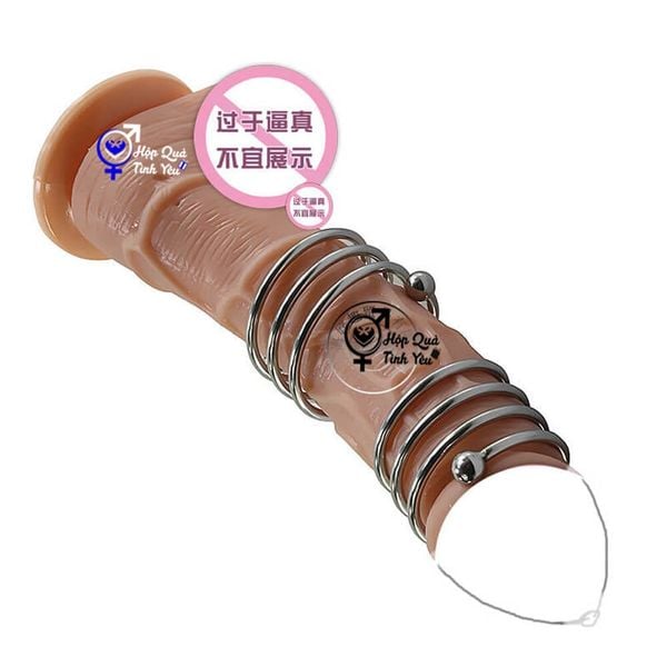  Vòng inox có bi đeo dương vật kích thích điểm G cho nữ 