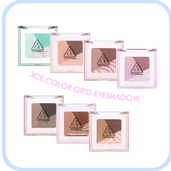 Bảng Phấn mắt 3 ô 3CE Color Grid – inhaglobal