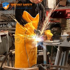 Tạp Dề Da Bò Bảo Hộ Thợ Hàn