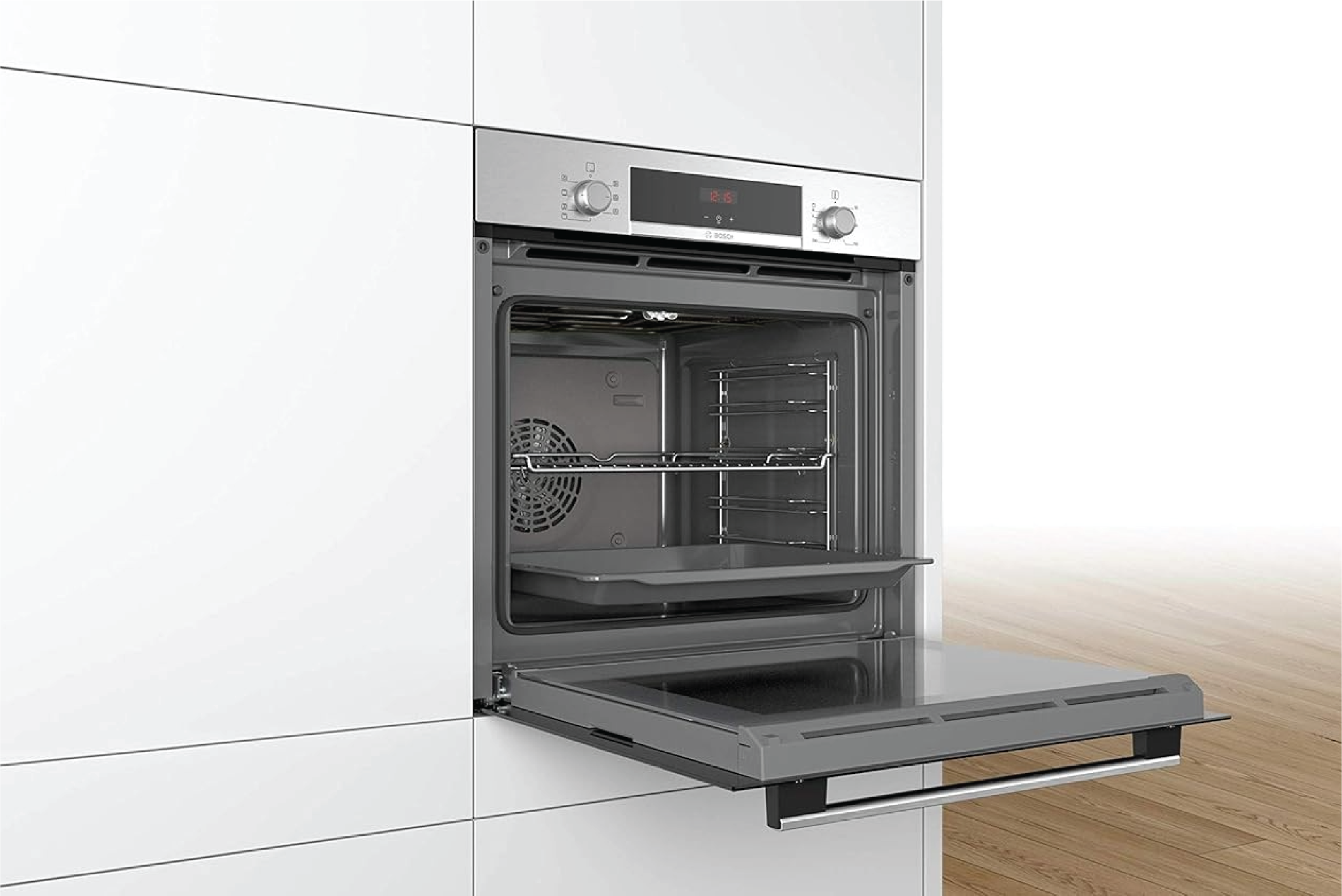 Lò Nướng Bosch HBA514BS3 Series 4 | Lắp Âm 71 Lít