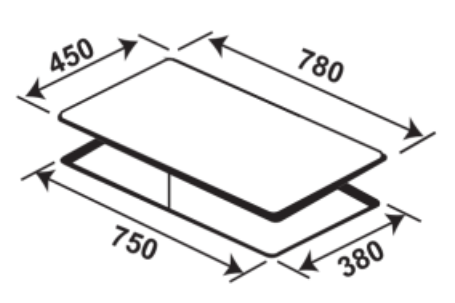 Bếp Từ Hồng Ngoại KAFF KF-IC5801SB | Lắp Âm 02 Từ - 01 Điện