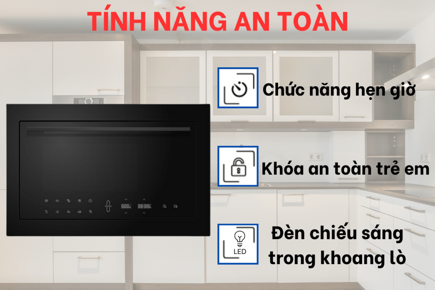 Lò Nướng Vi Sóng Hafele HMO-6T28A (732.31.516) | Lắp Âm 28 Lít