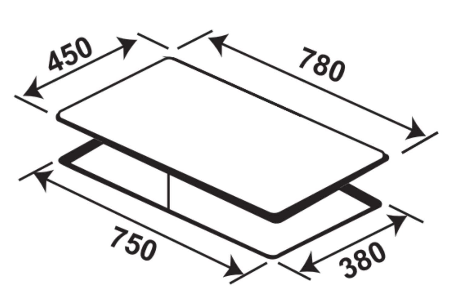 Bếp Từ Hồng Ngoại KAFF KF - IC5801SB Plus | Lắp Âm 02 Từ - 01 Điện