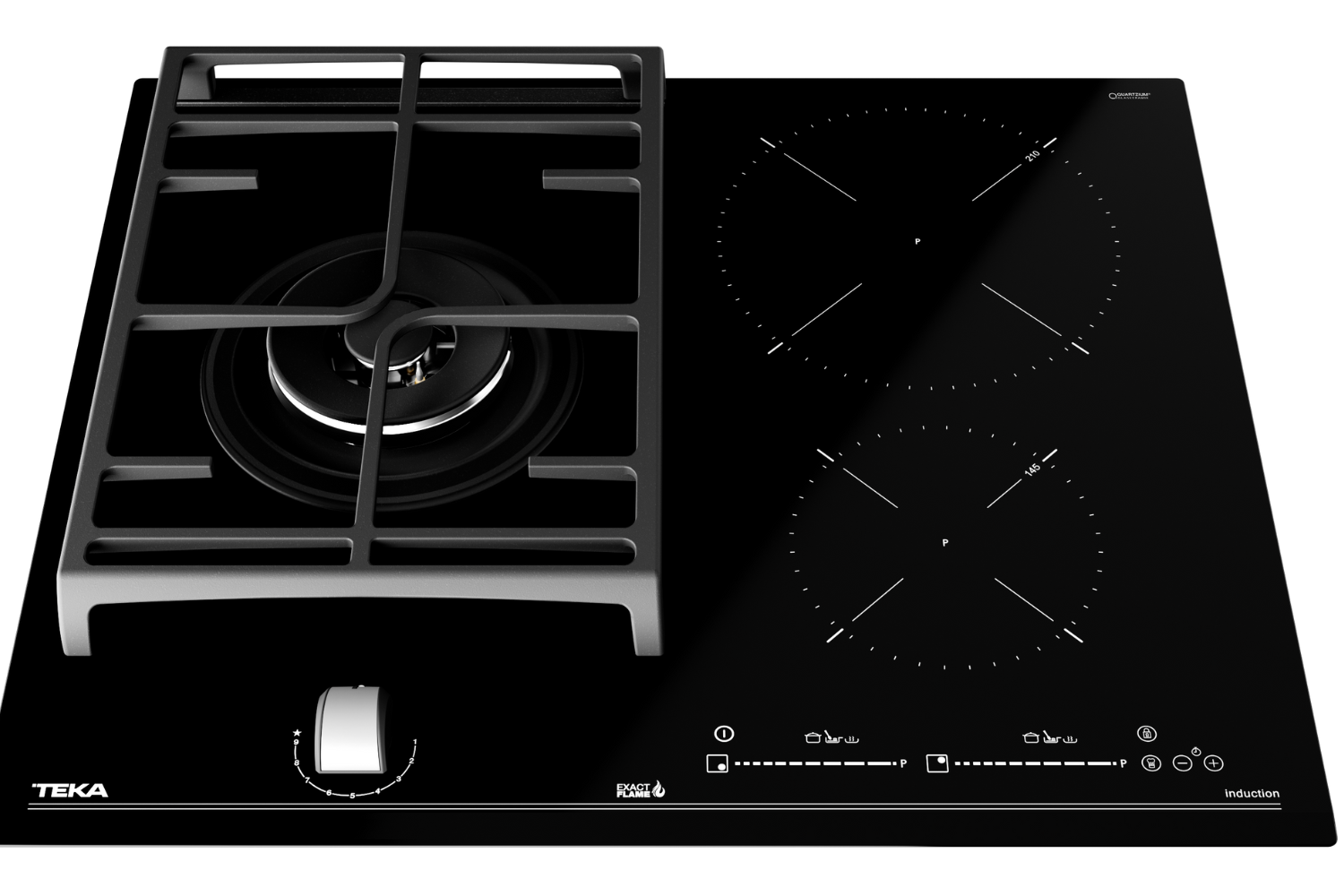 Bếp Từ Kết Hợp Gas Teka JZC 63312 ABB | Lắp Âm 3 Vùng Nấu