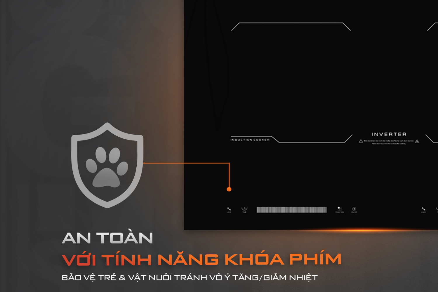 Bếp Điện Từ Kết Hợp Hồng Ngoại Junger MK-24 | Lắp Âm/Dương 2 Vùng Nấu