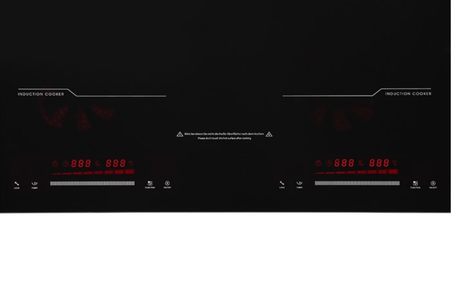 Bếp Từ Đôi Junger MK-22 | Lắp Âm/Dương 2 Vùng Nấu