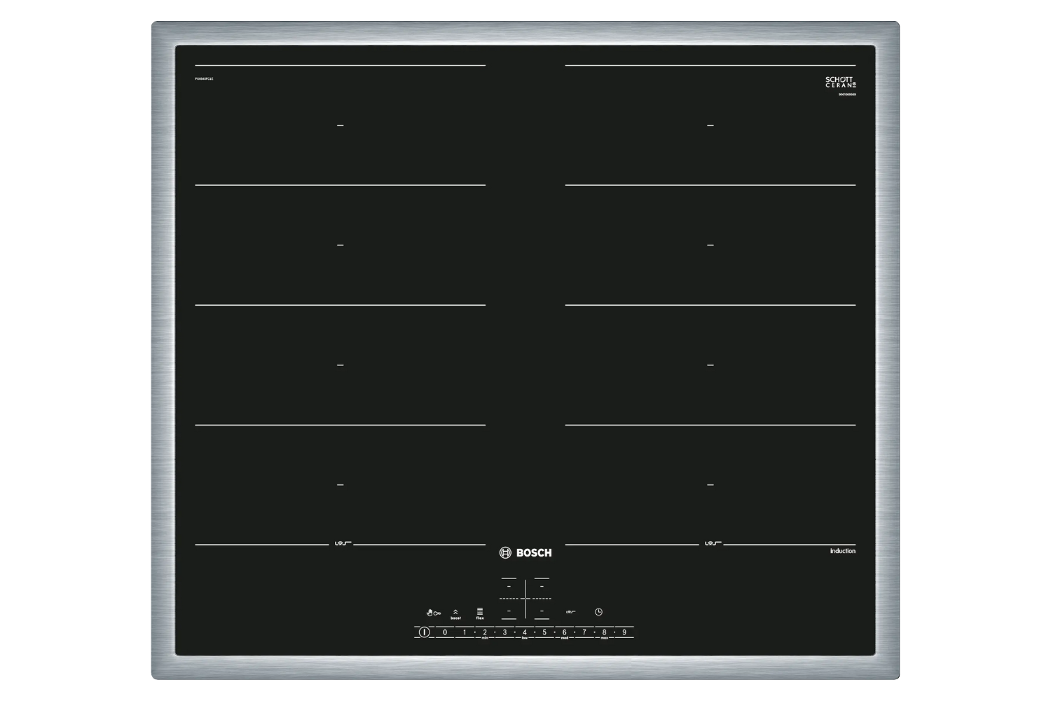Bếp Từ Âm Bosch PXX645FC1E Serie 6 | 04 Vùng Nấu Ghép Nối