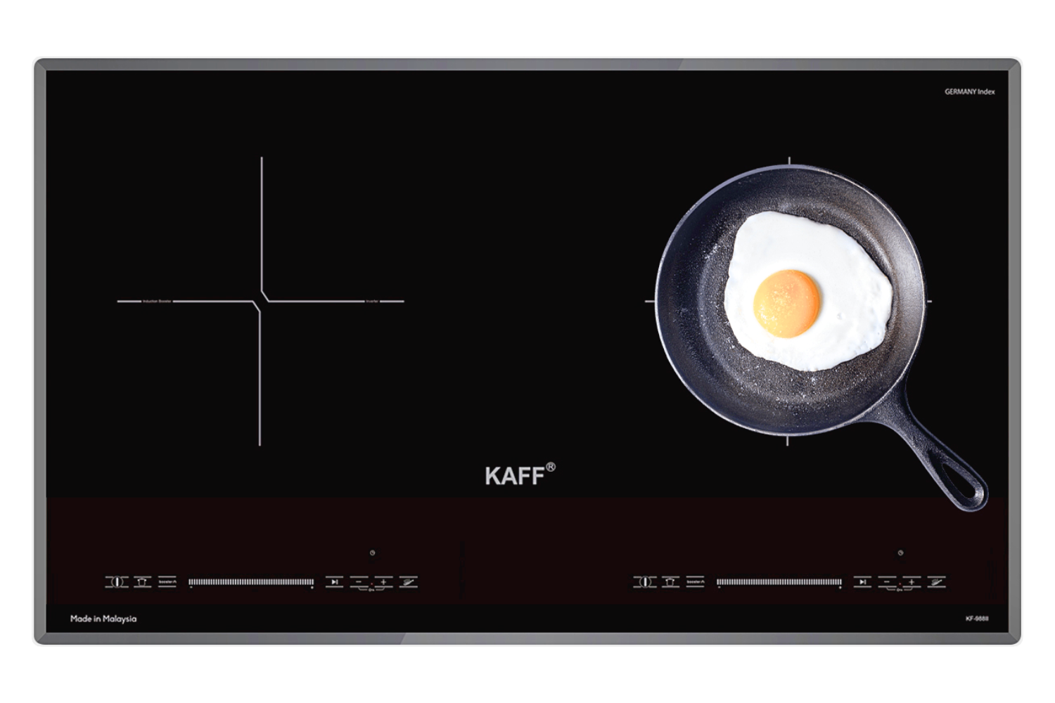 Bếp Từ Đôi KAFF KF-988II | Lắp Âm 02 Vùng Nấu