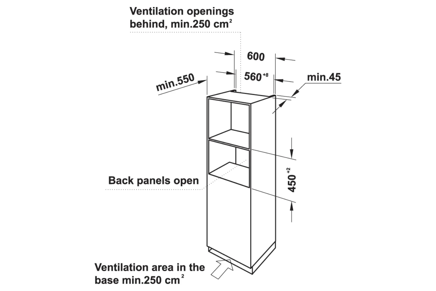 Lò Nướng Vi Sóng Hafele HCO-8T50A (538.01.431) | Lắp Âm 50 Lít