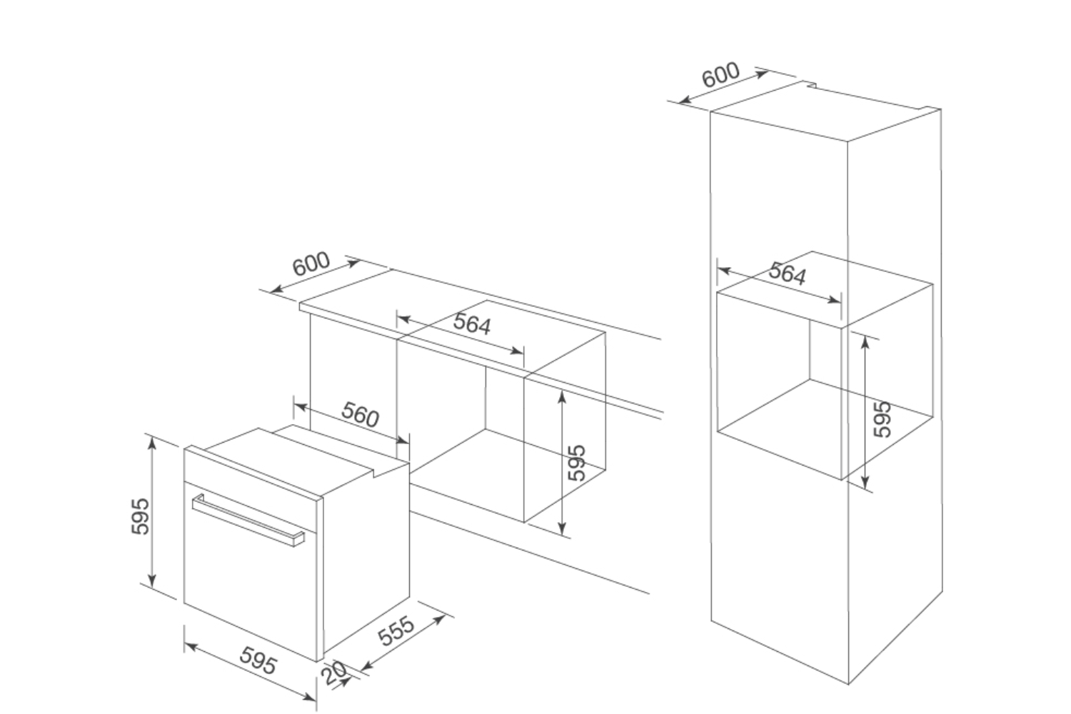 Lò Nướng Malloca MOV-659S | Lắp Âm 70 Lít