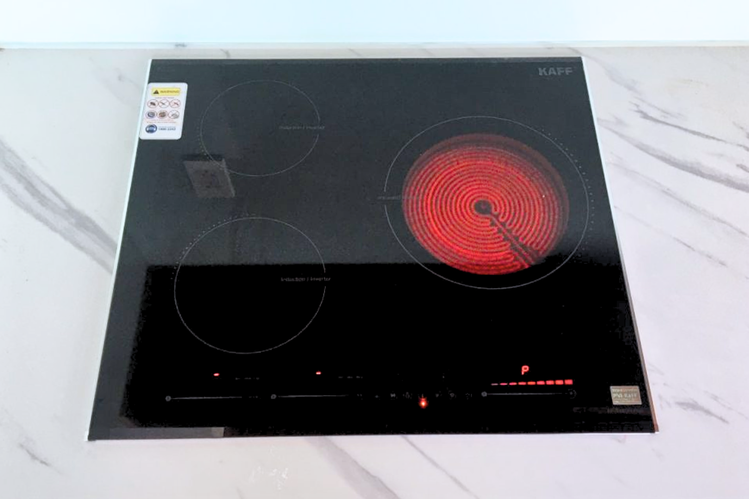 Bếp Từ Hồng Ngoại KAFF KF - S48QH Plus | Lắp Âm 02 Từ - 01 Điện