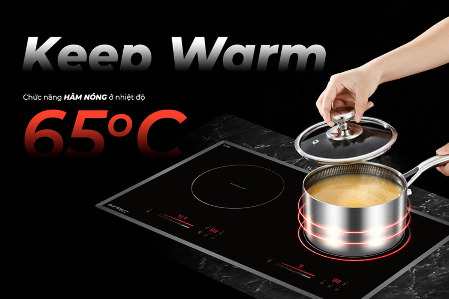 Bếp Từ Đôi Eurosun EU-T710Pro(G) | Lắp Âm 2 Vùng Nấu