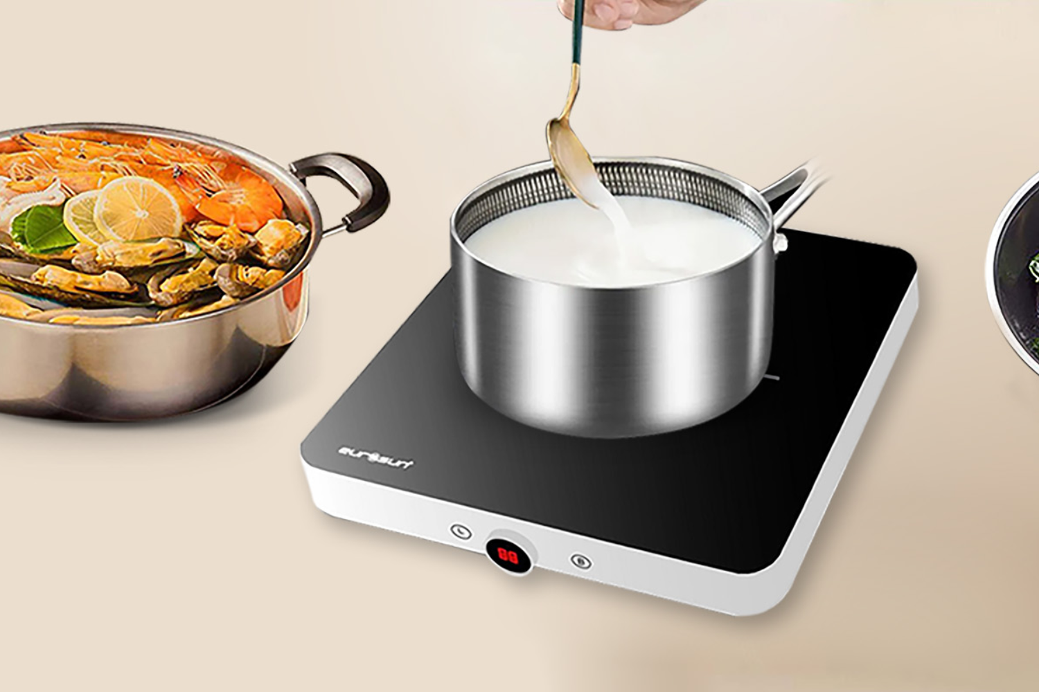 Bếp Từ Đơn Eurosun EU-T197 | Để Bàn 1 Vùng Nấu