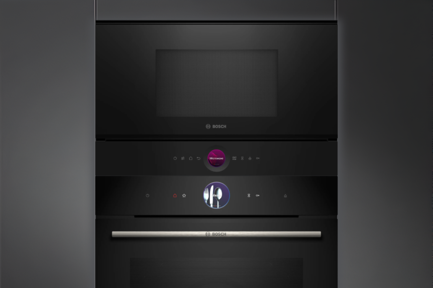 Lò Vi Sóng Có Nướng Bosch BEL7321B1 Serie 8 | Lắp Âm 21 Lít