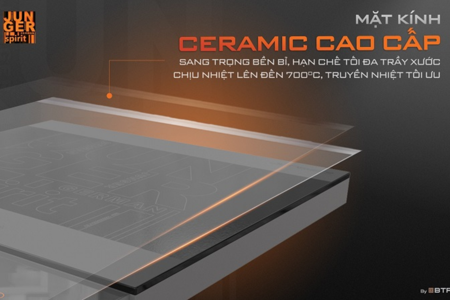 Bếp Từ Đơn Junger CEJ-105-I | Lắp Dương 1 Vùng Nấu