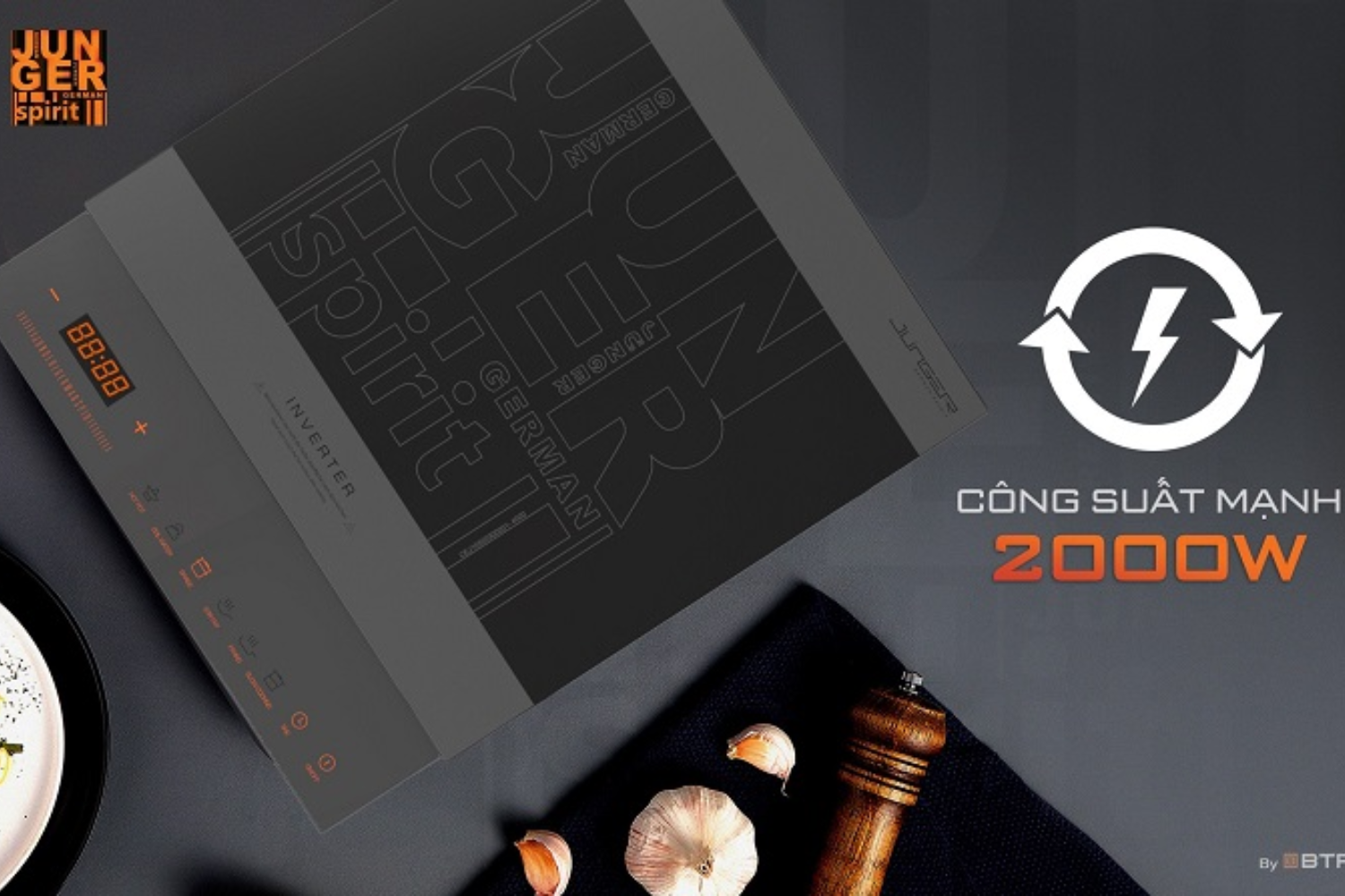 Bếp Từ Đơn Junger CEJ-105-I | Lắp Dương 1 Vùng Nấu