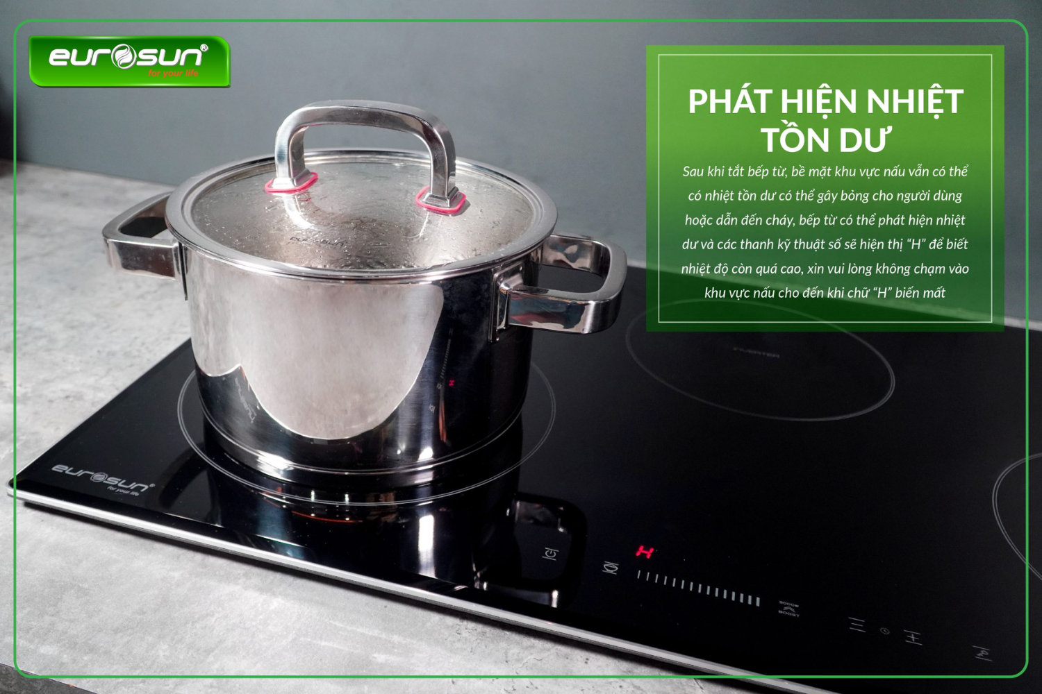 Bếp Từ Eurosun EU-T881G | Lắp Âm 3 Vùng Nấu