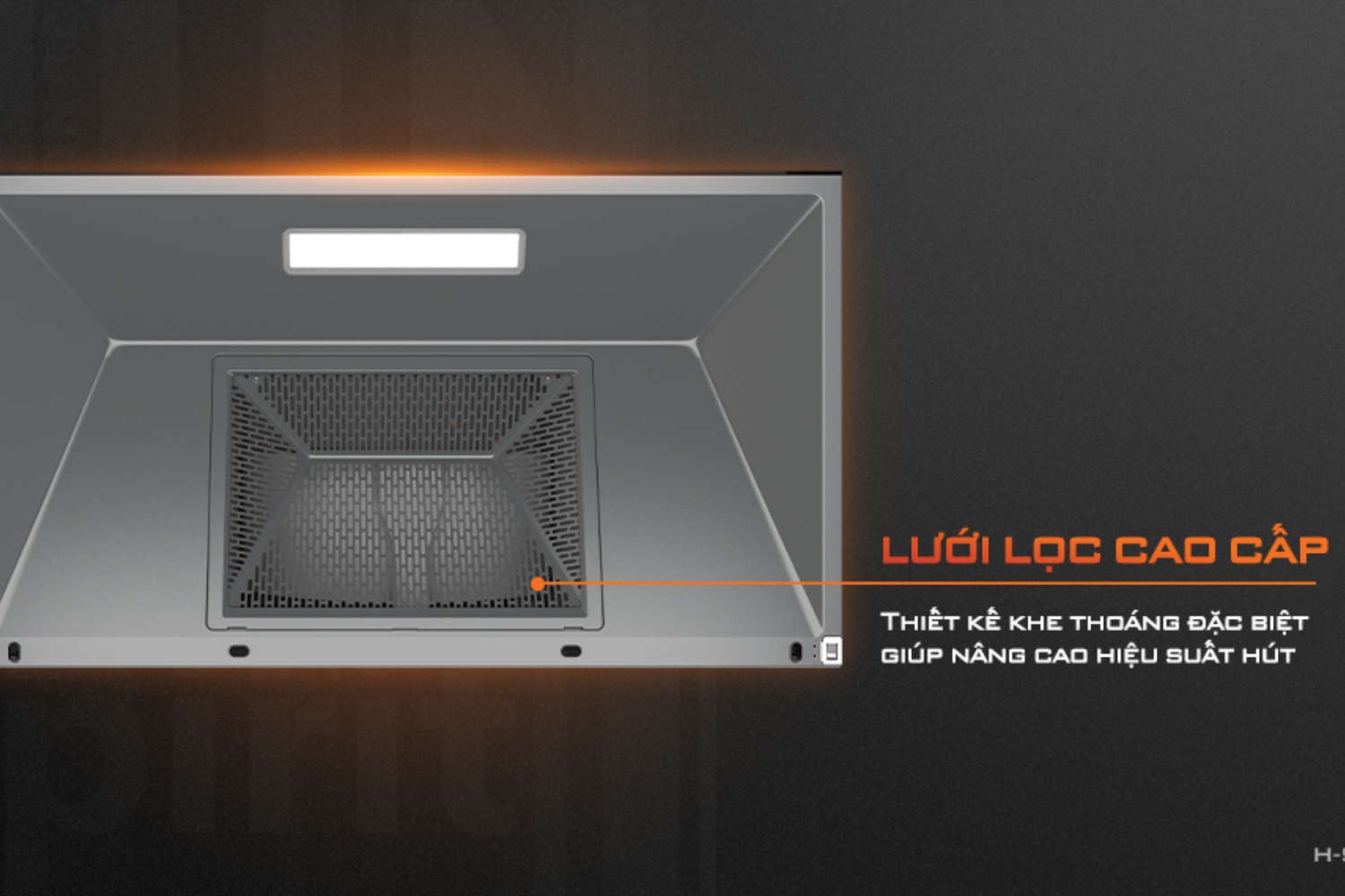 Máy hút mùi áp tường/âm tủ Junger H-90 | 90cm