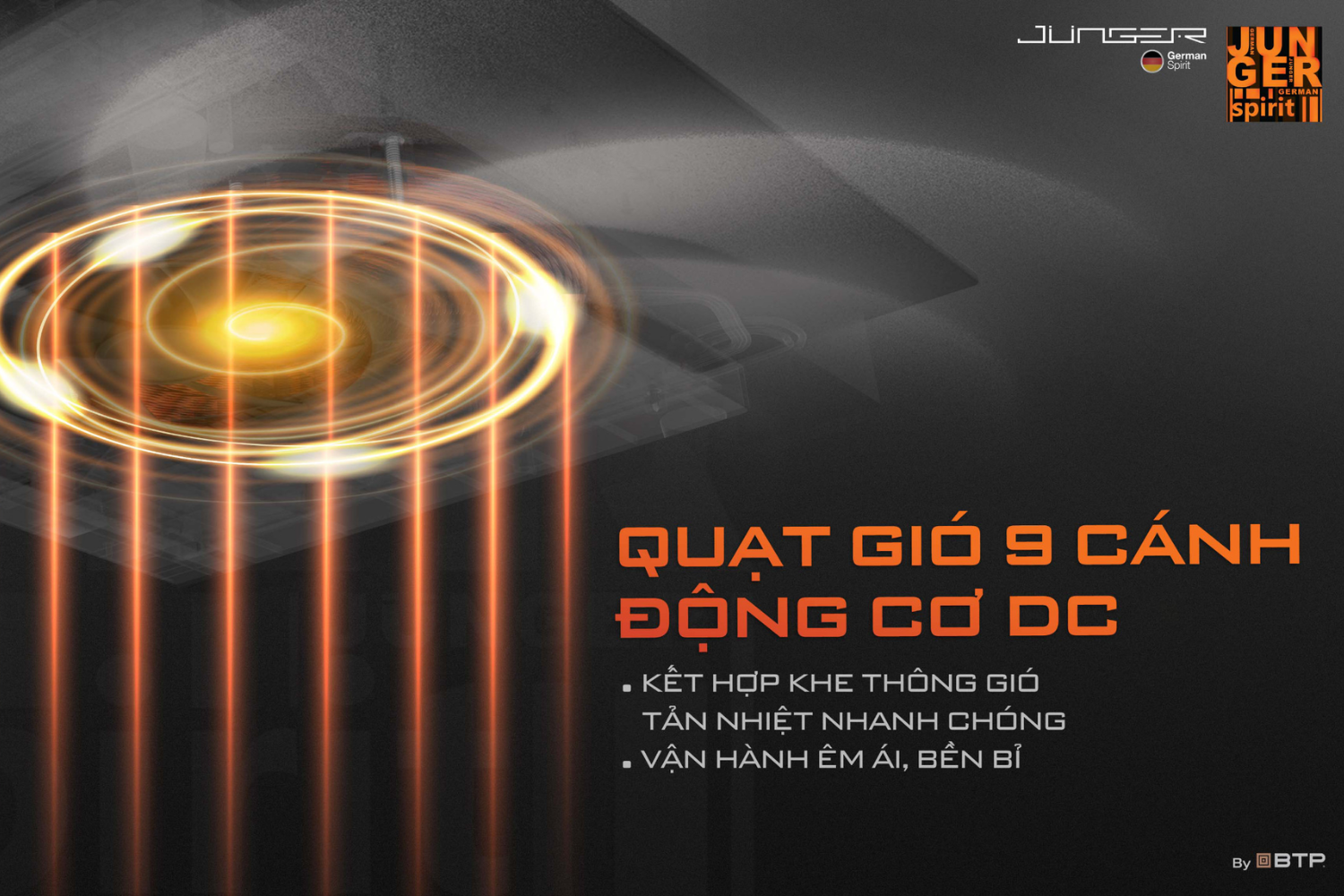 Bếp Từ Đơn Junger CEJ-106-I | Lắp Dương 1 Vùng Nấu