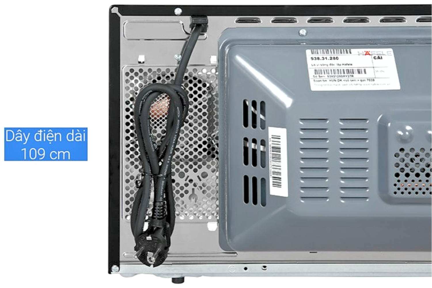 Lò Vi Sóng Có Nướng Hafele HW-F30A (538.31.280) | Lắp Âm 30 Lít