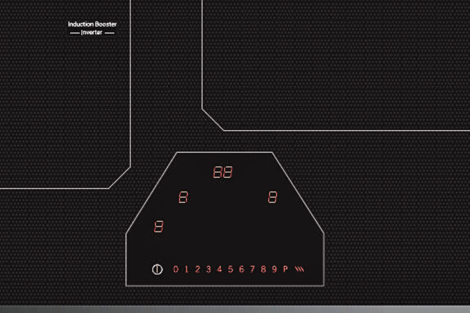 Bếp Từ KAFF KF-SQ520HID | Lắp Âm 03 Vùng Nấu