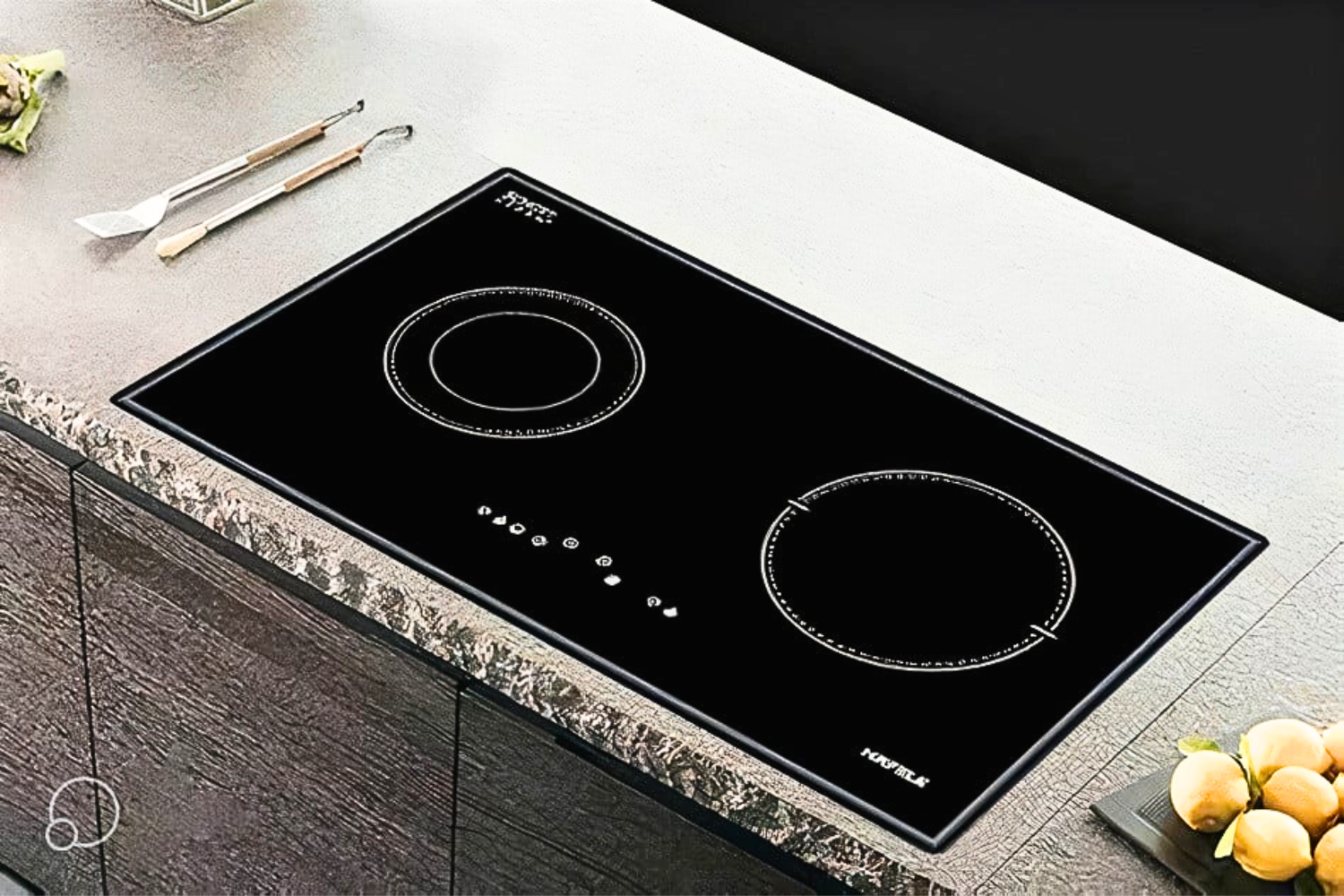 Bếp Điện Từ Đôi Hafele HC-M772A (536.01.805) | 01 Điện 01 Từ