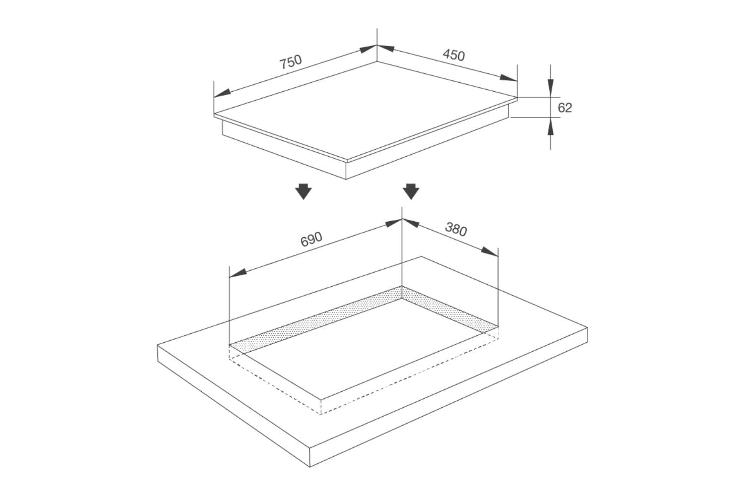 Bếp Từ Đôi Malloca MI 7302 EMS | Lắp Âm 02 Vùng Nấu