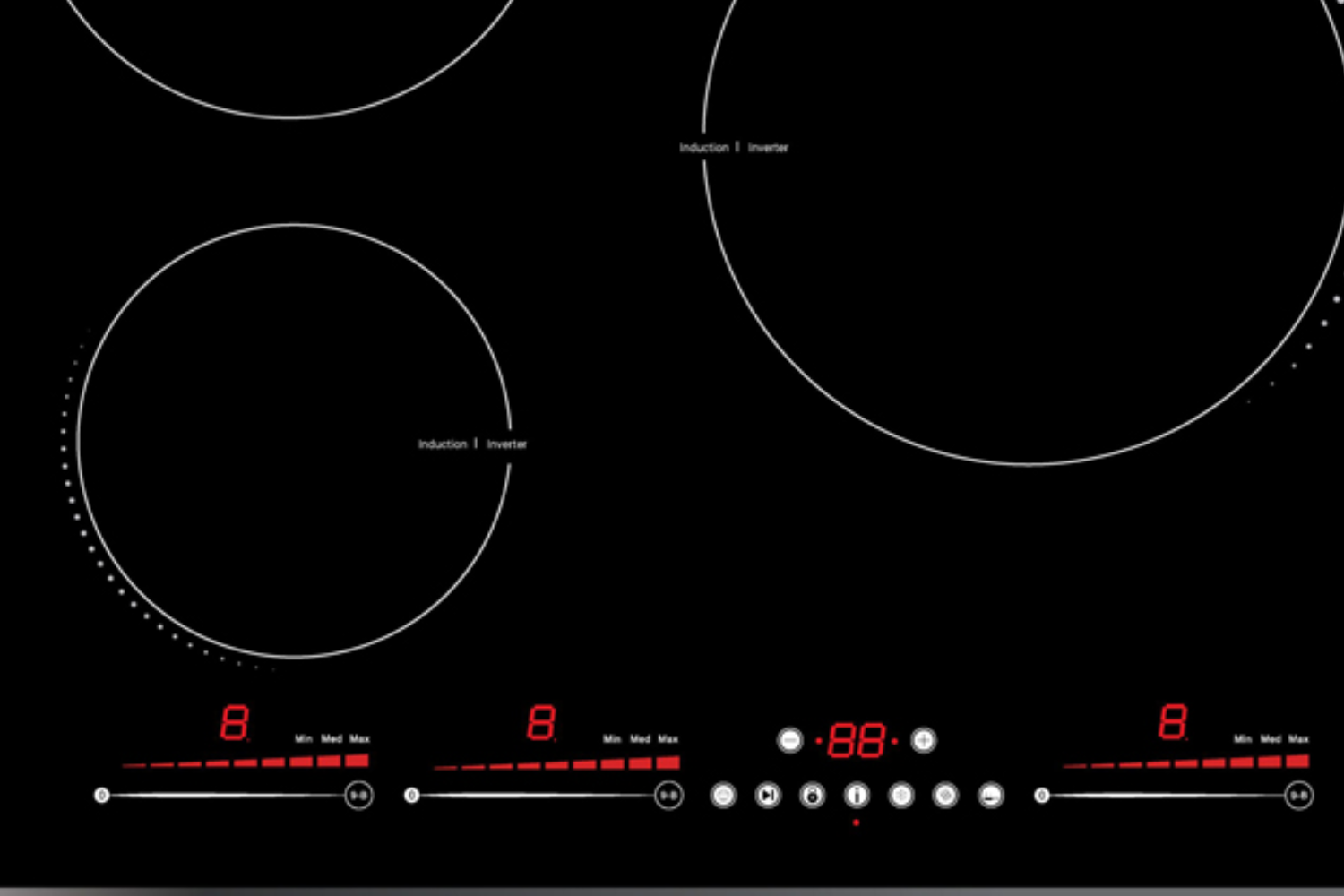 Bếp Từ KAFF KF - SQ5463I Fabio | Lắp Âm 03 Vùng Nấu
