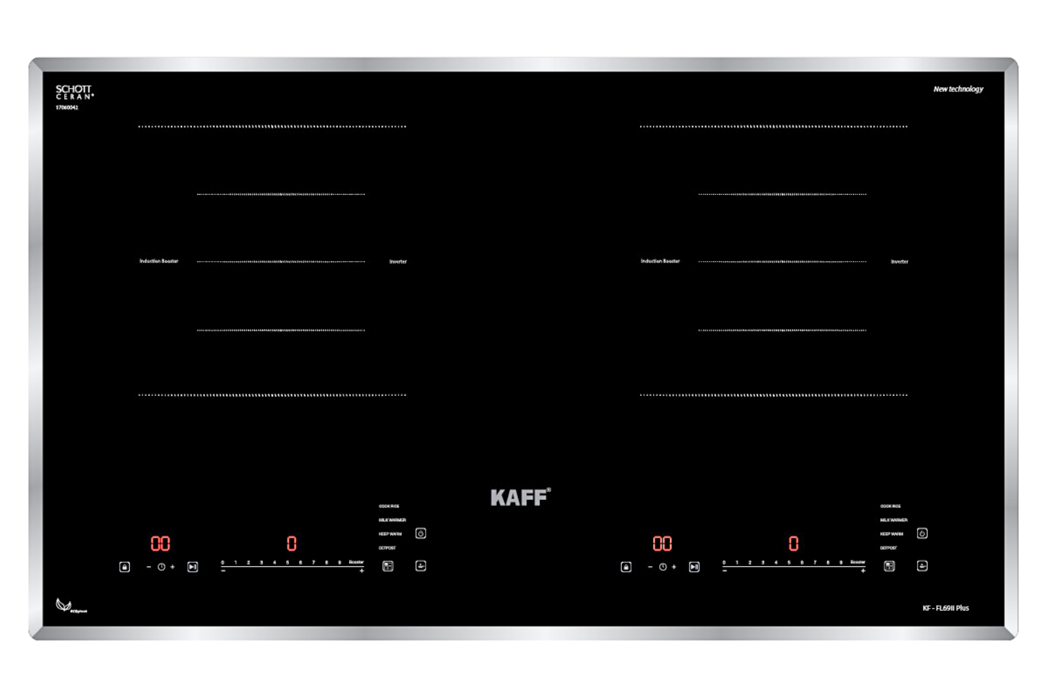 Bếp Từ Đôi KAFF KF-FL69II Plus New | Lắp Âm 02 Vùng Nấu