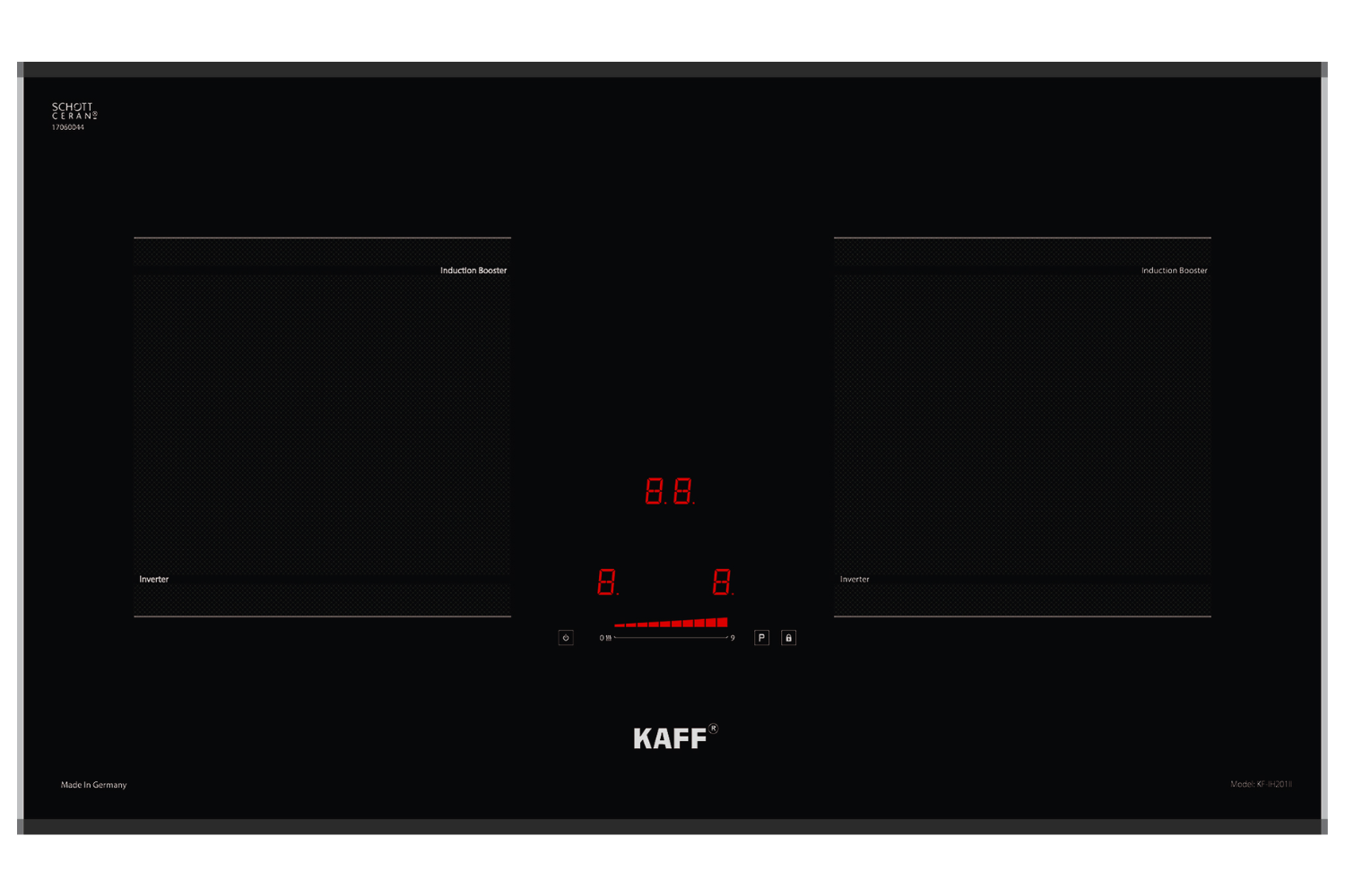 Bếp Từ Đôi KAFF KF-IH201II | Lắp Âm 02 Vùng Nấu